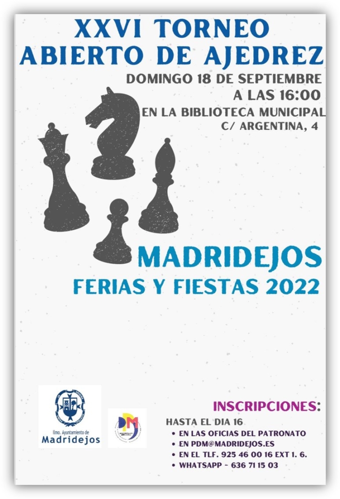 ajedrez feria y fiestas madridejos