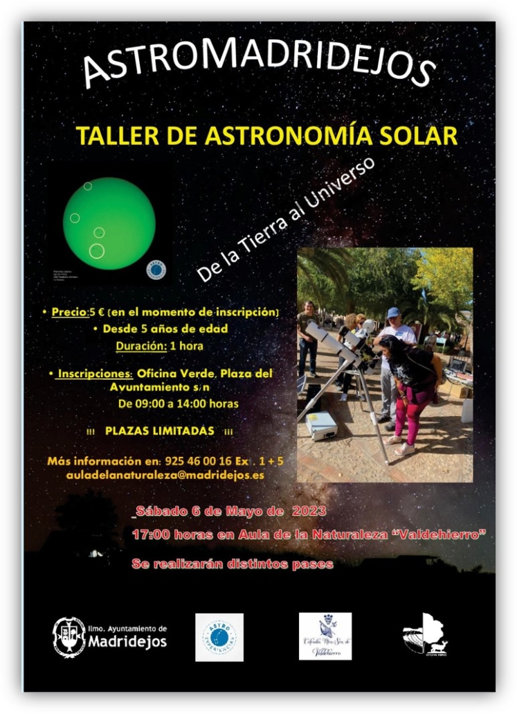 astromadridejos taller astronomia solar