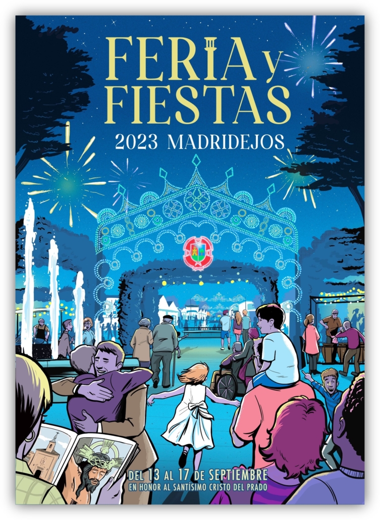 cartel anunciador feria y fiestas madridejos 2023