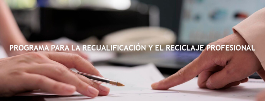 empleo recualificacion y reciclaje profesional