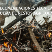 quema controlada restos agricolas