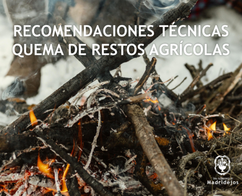 quema controlada restos agricolas