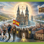 camino santiago en familia