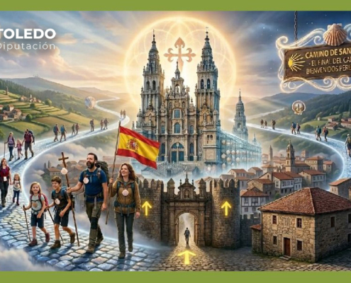 camino santiago en familia