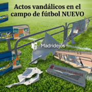 actos vandalicos campo de futbol nuevo