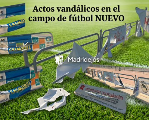 actos vandalicos campo de futbol nuevo